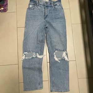 Abercrombie & Fitch 90s Straight Leg Curve Love Jeans